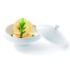 Салатник круглый Purity, 520 мл, H5.3 см, D16 см, белый, фарфор, Chef&Sommelier, фото , изображение 2