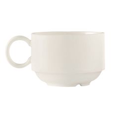 Чашка чайная Embassy White, 220 мл, H6 см, D8.5 см, белая, фарфор, Chef&Sommelier, фото 