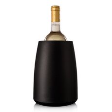 Охладительное ведёрко для вина  Elegant, чёрное, Vacu Vin, фото 