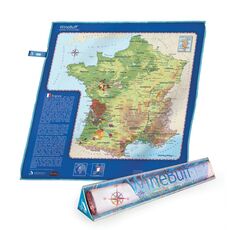 Салфетка из микрофибры для натирки стекла  France Wine Map, Soiree Home, фото 
