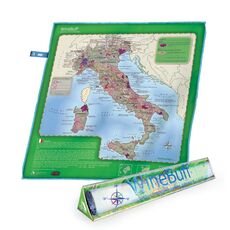 Салфетка из микрофибры для натирки стекла  Italy Wine Map, Soiree Home, фото 