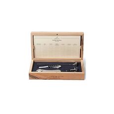 Mini Collector 2, L25 см, W14 см, H5,5 см, массив ореха, хромированный металл, ручная работа, Франция, L'Atelier du Vin, фото 
