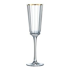 Набор из 2-х фужеров для шампанского 170 мл, коллекция MACASSAR GOLD, Cristal d’Arques Paris, фото 