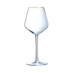Набор из 4-х бокалов для вина 470мл, H=230 мм, коллекция ULTIME BORD OR, Cristal d’Arques Paris, фото 