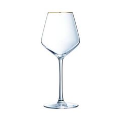 Набор из 4-х бокалов для вина 380 мл, H=219 мм, коллекция ULTIME BORD OR, Cristal d’Arques Paris, фото 