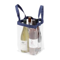 Сумка для охлаждения вина и шампанского L'Atelier du Vin Soft Baladeur Crystal Transparent, фото 