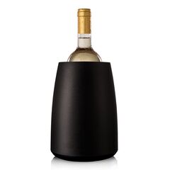 Охладительное ведёрко для вина  Elegant, чёрное, Vacu Vin, фото 
