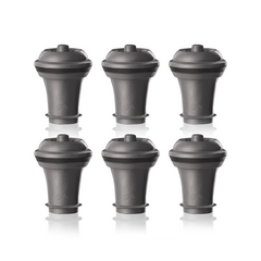 Пробки для вакуумного насоса серые  Grey, 6 шт, Vacu Vin, фото 