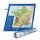 Салфетка из микрофибры для натирки стекла France Wine Map, Soiree Home, фото Салфетка из микрофибры для натирки стекла France Wine Map, Soiree Home, фото
