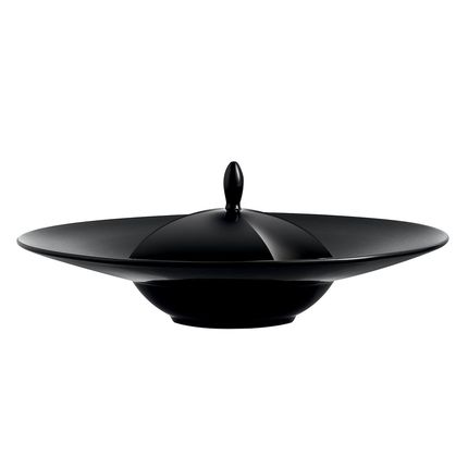 Крышка круглая Savor, D172 мм, H94 мм, черная, фарфор, Chef&Sommelier, фото , изображение 3