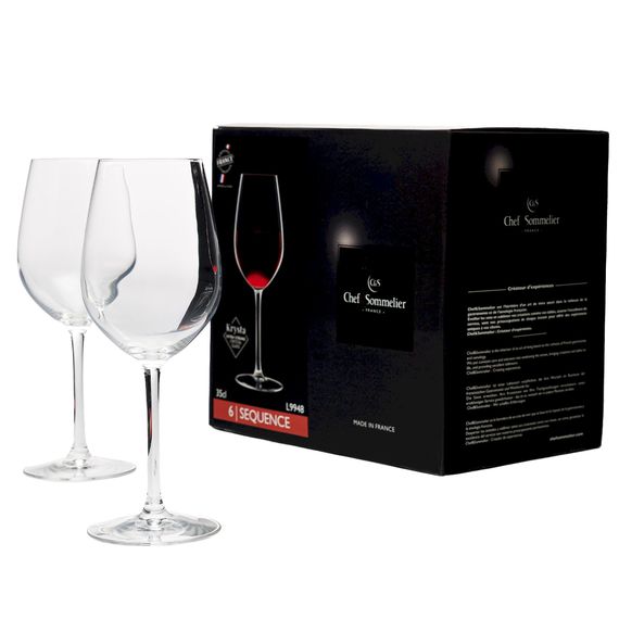 Набор бокалов для вина Sequence, 6 шт, 350 мл, Chef&Sommelier, Кол-во в наборе: 6, фото 