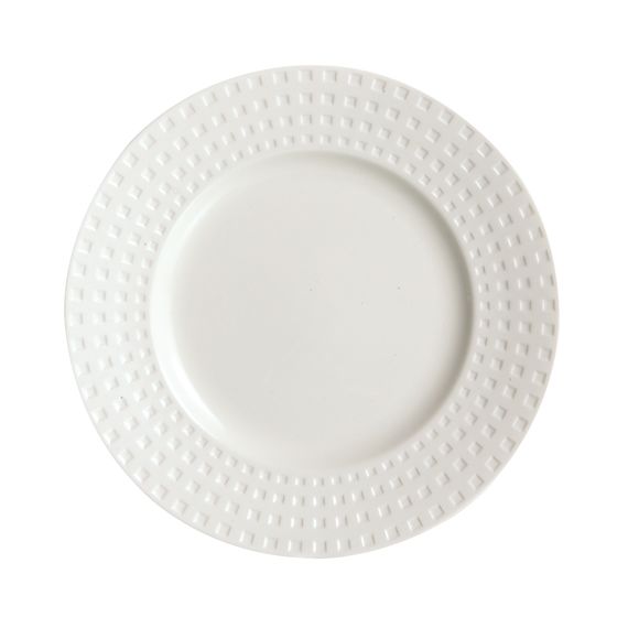 Тарелка Satinique, D31 см, Н3 см, белая, фарфор, Chef&Sommelier, фото 