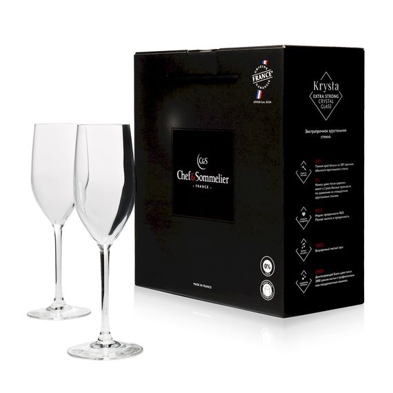 Набор бокалов-флюте Sequence, 2 шт, 170 мл, Chef&Sommelier, Кол-во в наборе: 2, фото 