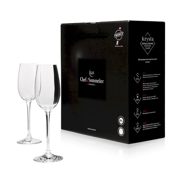 Набор рюмок Spirits, 2 шт, 120 мл, D60 мм, H190 мм, Chef&Sommelier, Кол-во в наборе: 2, фото 