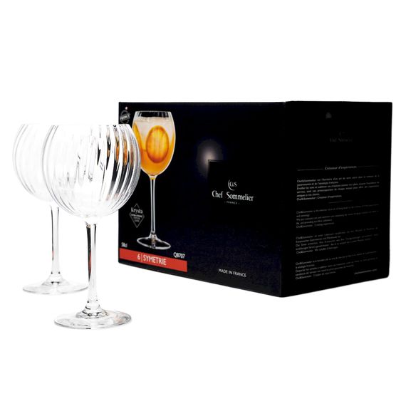 Набор бокалов для вина, коктейля Symetrie, 6 шт, 580 мл, D106 мм, H209 мм, Chef&Sommelier, Кол-во в наборе: 6, фото 