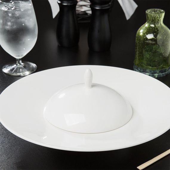 Крышка Savor, D172 мм, H94 мм, белая, фарфор, Chef&Sommelier, фото , изображение 3