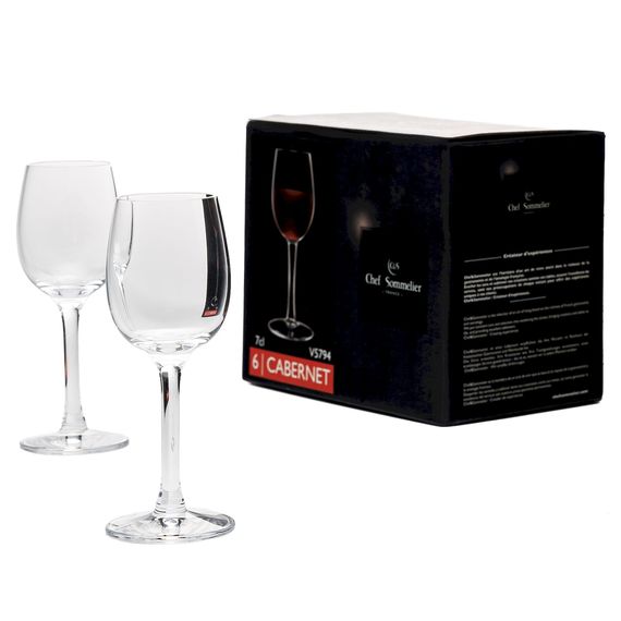 Набор рюмок для водки Cabernet, 6 шт, 70 мл, D=51 мм, H=135 мм, Chef&Sommelier, Кол-во в наборе: 6, фото 