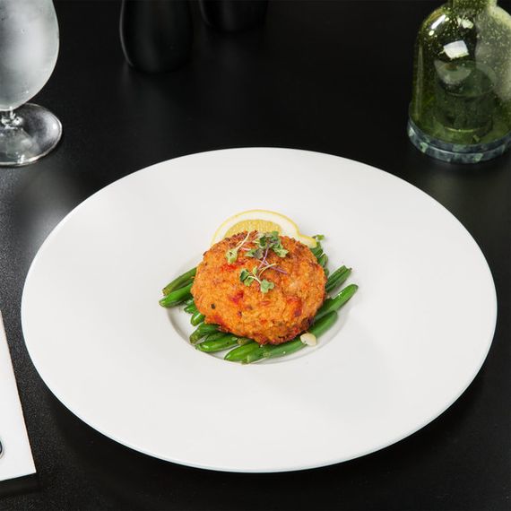 Тарелка плоская Moon, H2 см, D31 см, белая, фарфор, Chef&Sommelier, фото , изображение 7
