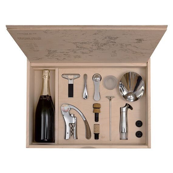 Набор инструментов с местом для шампанского L'Atelier du Vin Oeno Box Connoisseur №1, фото 
