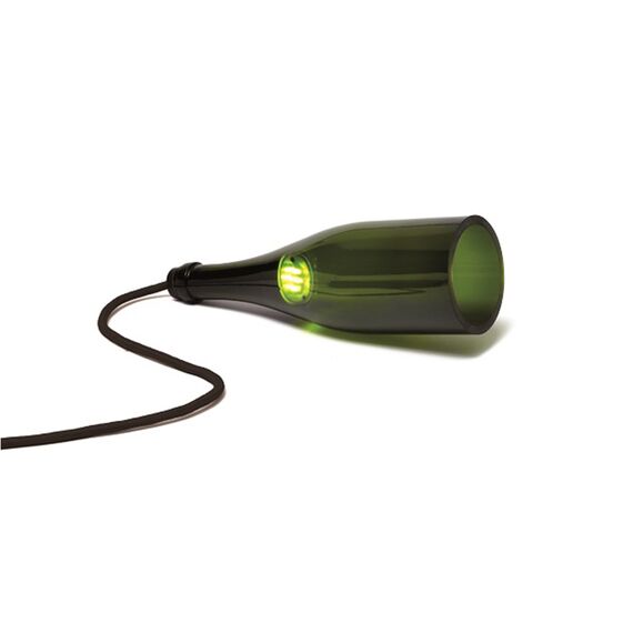 Светильник подвесной из винной бутылки  L'Atelier du Vin Bouteille Torche Vert bouteille, фото , изображение 2