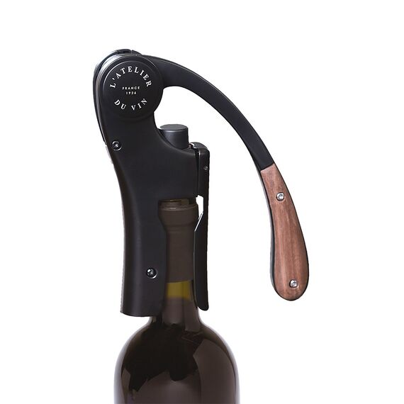 Штопор для вина рычажный L'Atelier du Vin Oeno Motion Wood & Black, фото , изображение 3