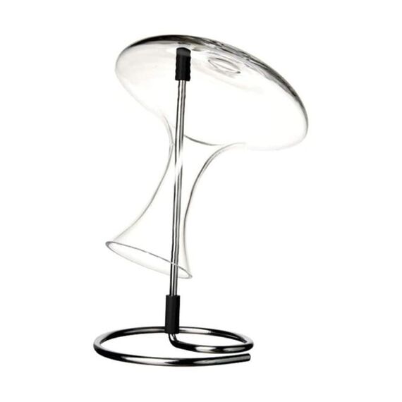 Egouttoir ? Carafe ON/OFF, Сушилка для декантера, съемная, L18,5 см, W17,8 см, H4,1 см, нержавеющая сталь, Франция, L'Atelier du Vin, фото 