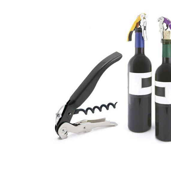 Штопор Waiter Double Lever Corkscrew Black, Pulltex, фото , изображение 3