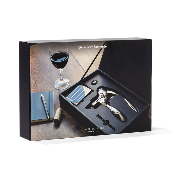 Oeno Box Sommelier, L28,6 см, W19 см, H6,4 см, нержавеющая сталь, ручная работа, Франция, L'Atelier du Vin, фото , изображение 3