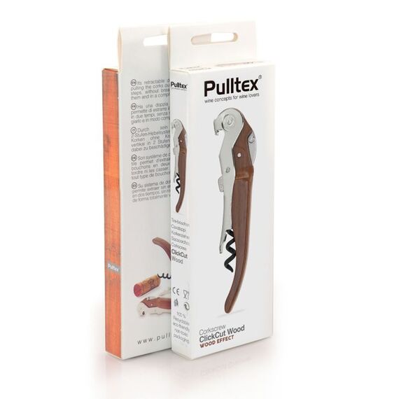 Штопор для вина Clickcut Wood Effect, Pulltex, фото , изображение 3