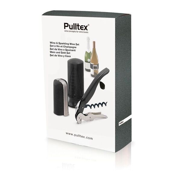 Набор аксессуаров для вина Wine & Sparkling Black, Pulltex, фото , изображение 3