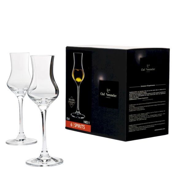Набор рюмок Spirits, 6 шт, 100 мл, D64 мм, H182 мм, Chef&Sommelier, Кол-во в наборе: 6, фото , изображение 2