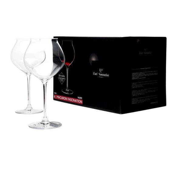 Набор бокалов для вина 500мл Macaron Fascination D=10,3, H=21,5см; 6 штук, Chef&Sommelier, Кол-во в наборе: 6, фото , изображение 2