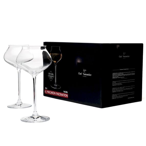 Набор бокалов для шампанского 300мл Macaron Fascination D=95, H=191мм; 6 штук, Chef&Sommelier, Кол-во в наборе: 6, фото , изображение 2
