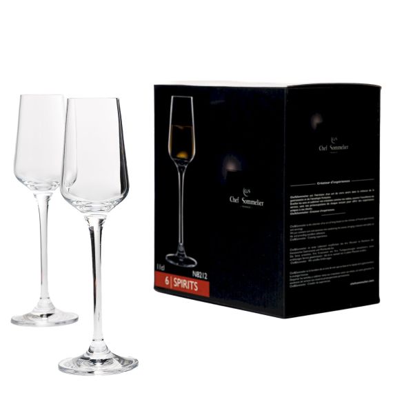 Набор рюмок Spirits, 6 шт, 110 мл, D60 мм, H200 мм, Chef&Sommelier, Кол-во в наборе: 6, фото , изображение 2