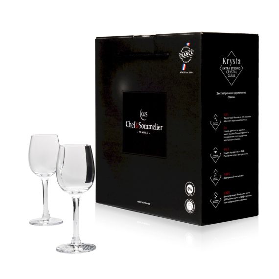 Набор рюмок для водки Cabernet, 2 шт, 70 мл, D=51 мм, H=135 мм, Chef&Sommelier, Кол-во в наборе: 2, фото , изображение 2